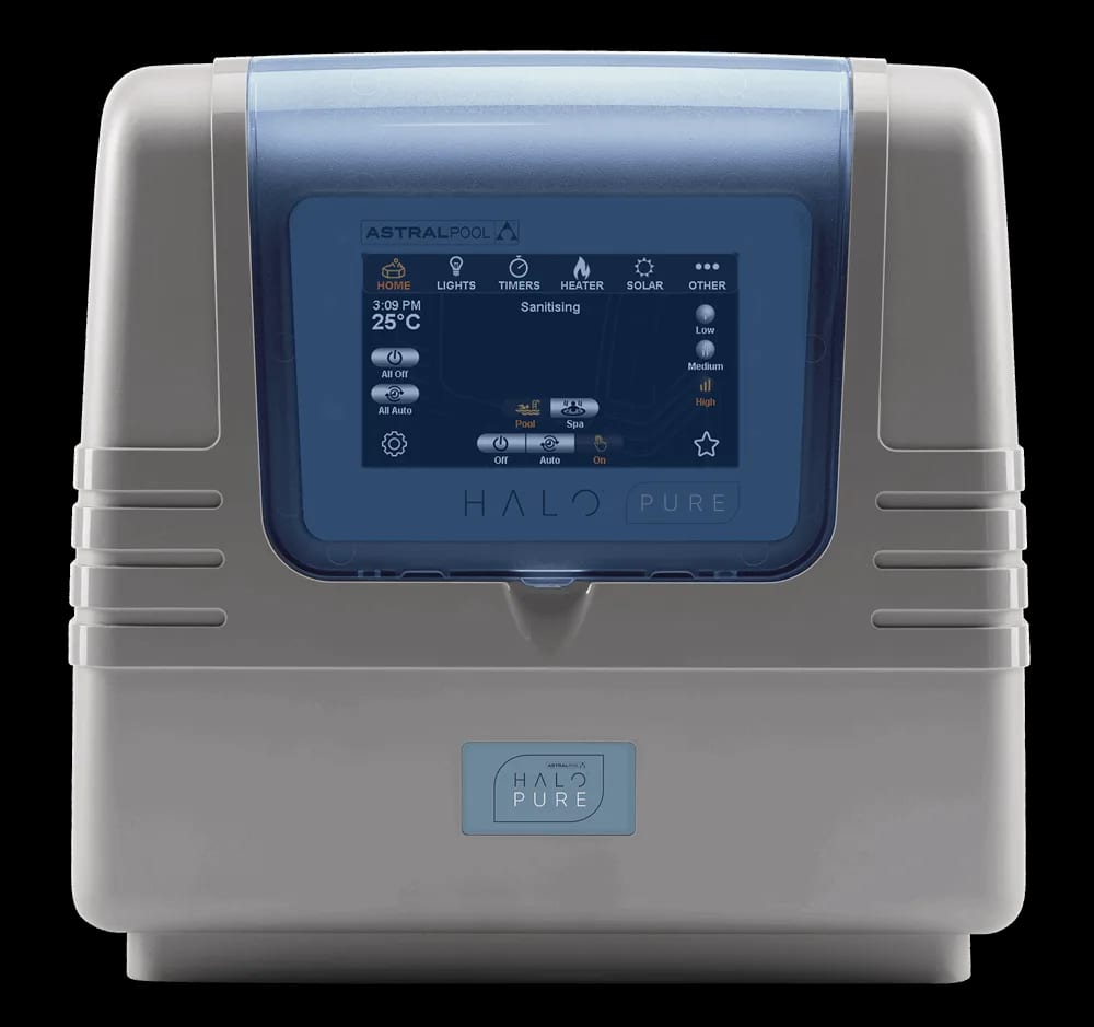 The Halo Pure low salt chlorinator