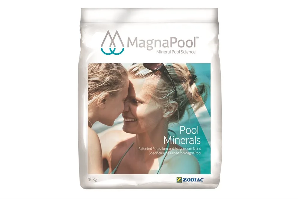 A bag of MagnaPool pool minerals