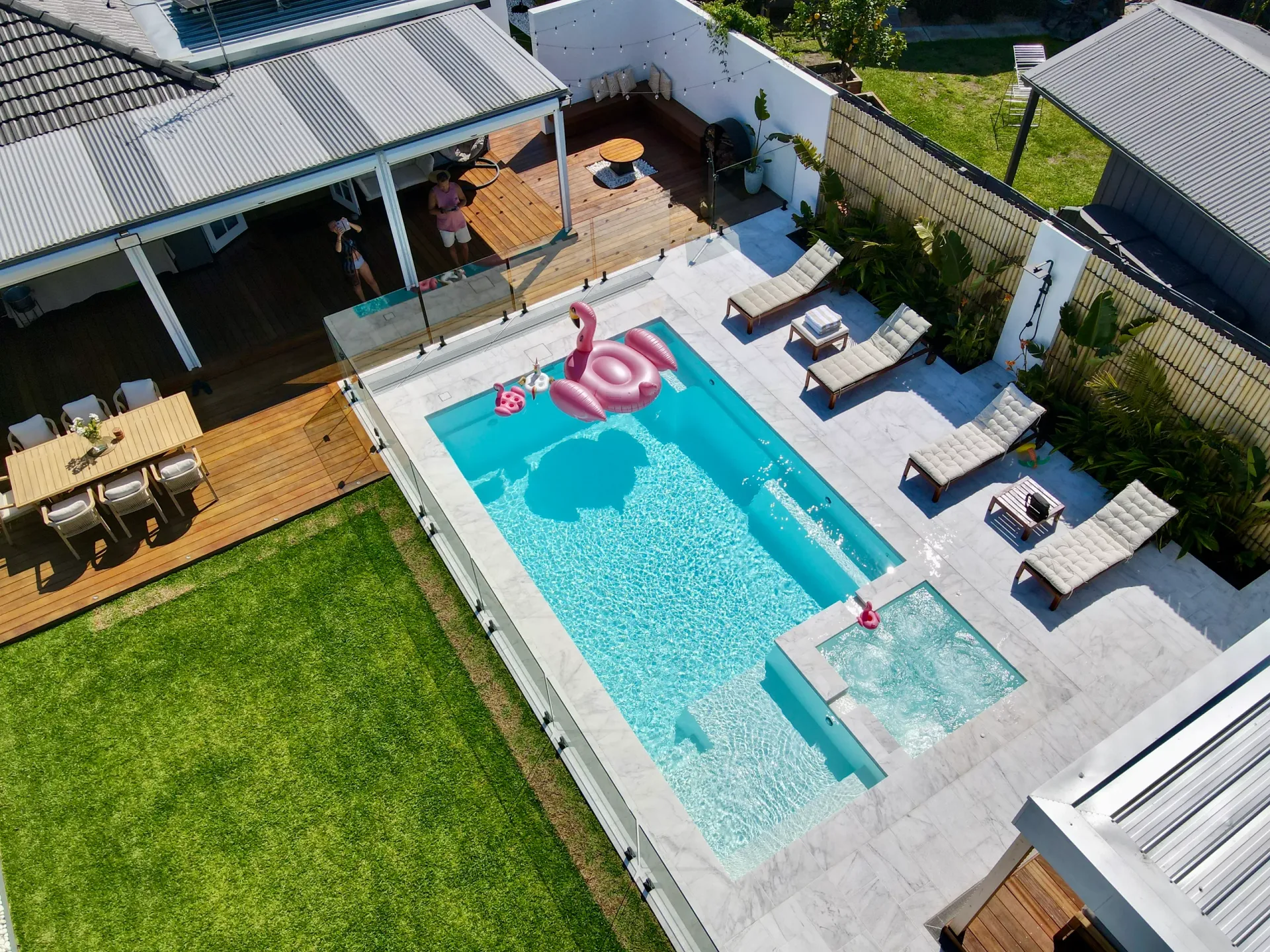 The Absolute from above, with its spa (Leisure Pools photo)