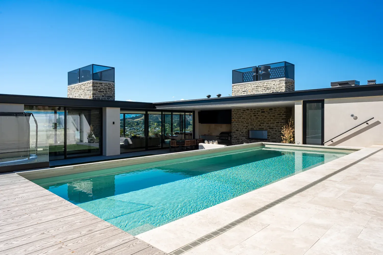 The Reflection with Auto Cover, the pool style Scott & Rebecca McGoun chose